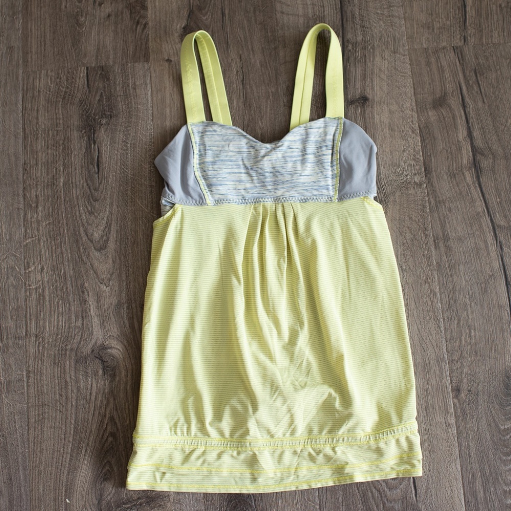 Lululemon Run: Back on Track Tank yellow 6